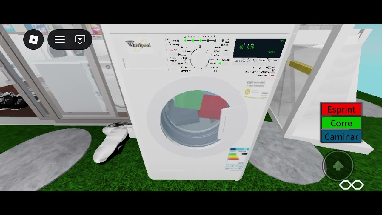 Whirlpool washing machine 8kg 1400rpm mixed 40°