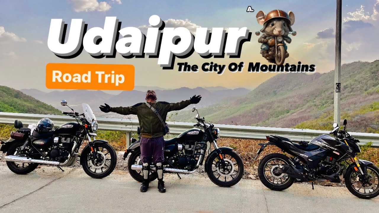 Ahmedabad To  Udaipur | Road Trip | Jun 2024 | Moto Vlogging | Meteor 350 | Travel With ThakorJi