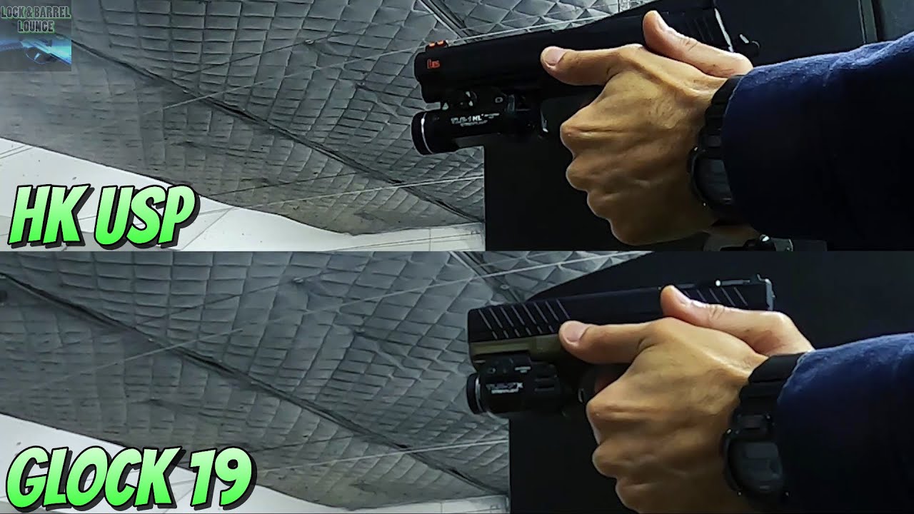 Glock 19 & HK USP... Just having fun