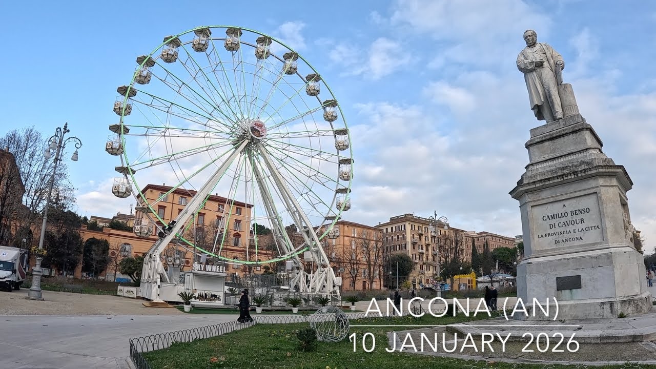 🇮🇹 Ancona (AN) Marche, Italy Walking Tour | Train Station, Port & Piazza Cavour | 4K