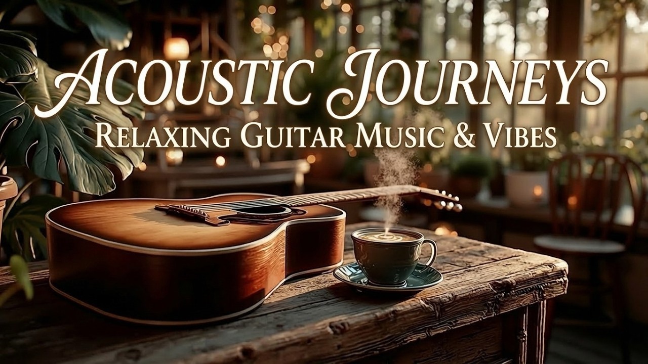 Мягкая гитарная музыка | Спокойная атмосфера кафе для глубокой концентрации и отдыха