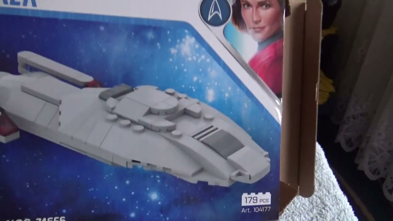 U S S VOYAGER NCC 74656 104177 STAR TREK BLUE BRIXX PRO