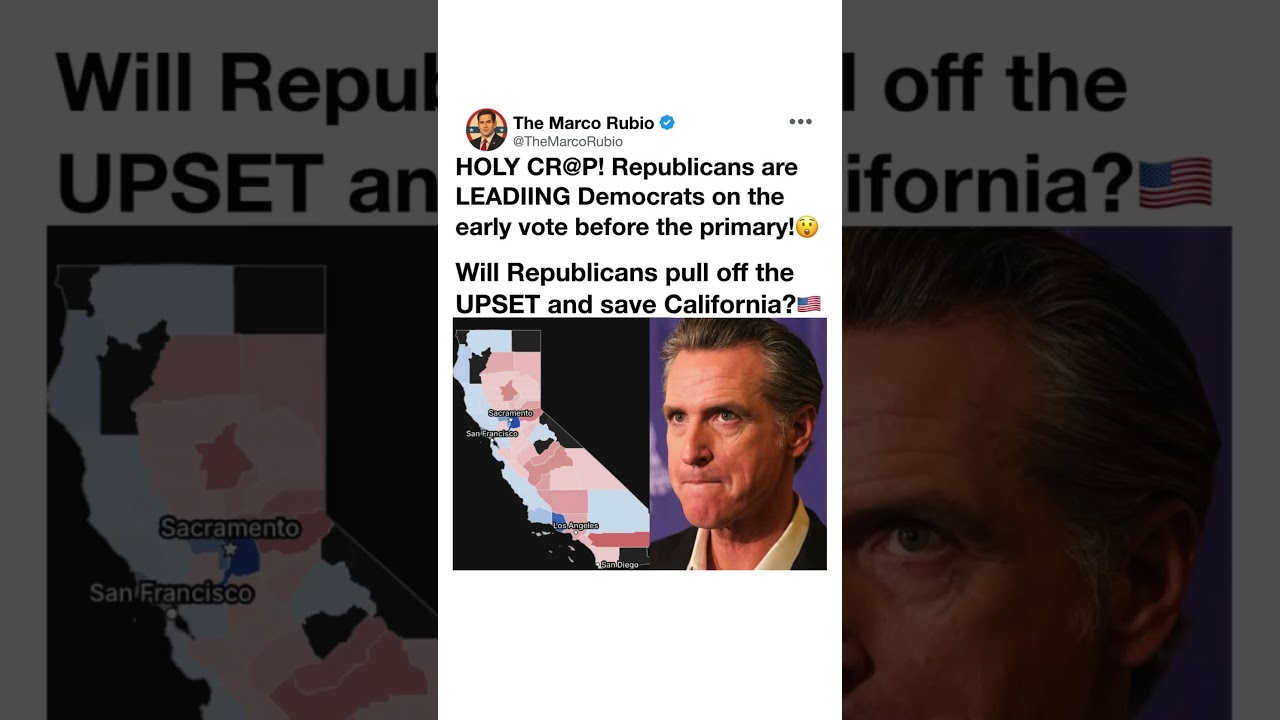 Republicans Leading in California? 👀
