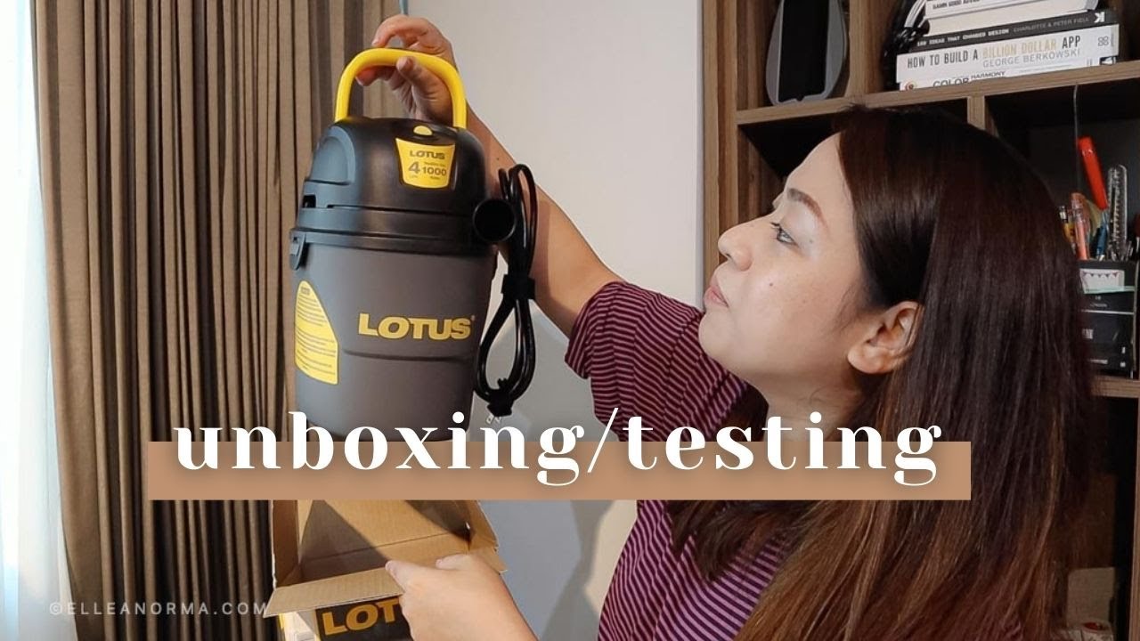 Unboxing & Testing the Lotus Wet and Dry Vacuum 4L // Elle Anorma