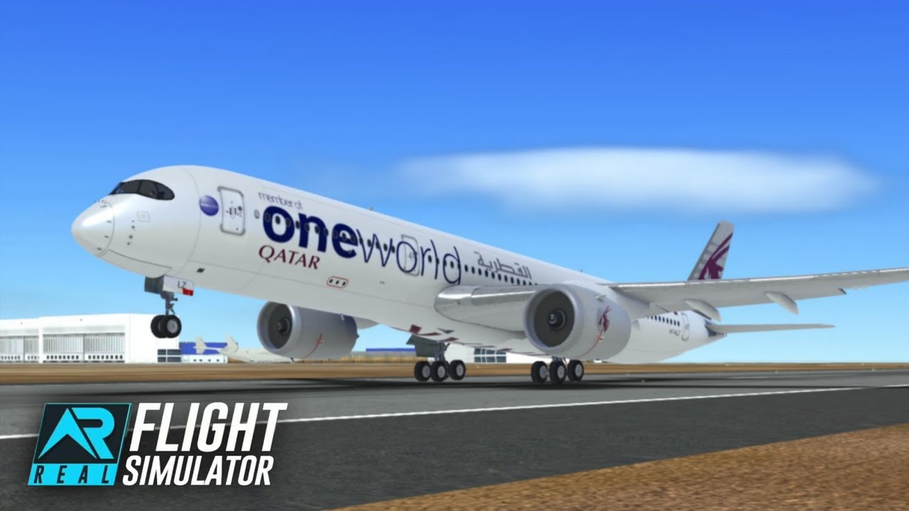 Dallas to Doha ✈️ | Qatar Airways Airbus A350-900 | RFS Real Flight Simulator