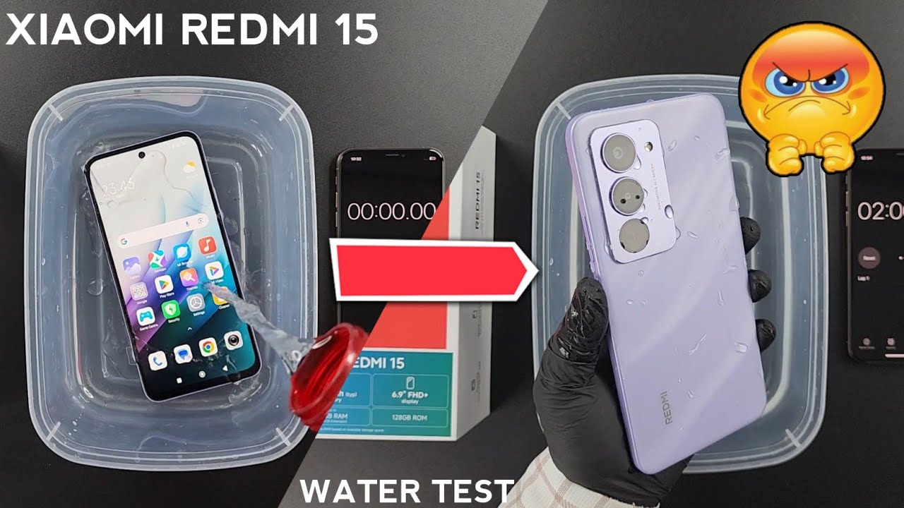 Xiaomi Redmi 15 Water Test 💧💦| Let's See if Redmi 15 is Actually Waterproof Or Not?