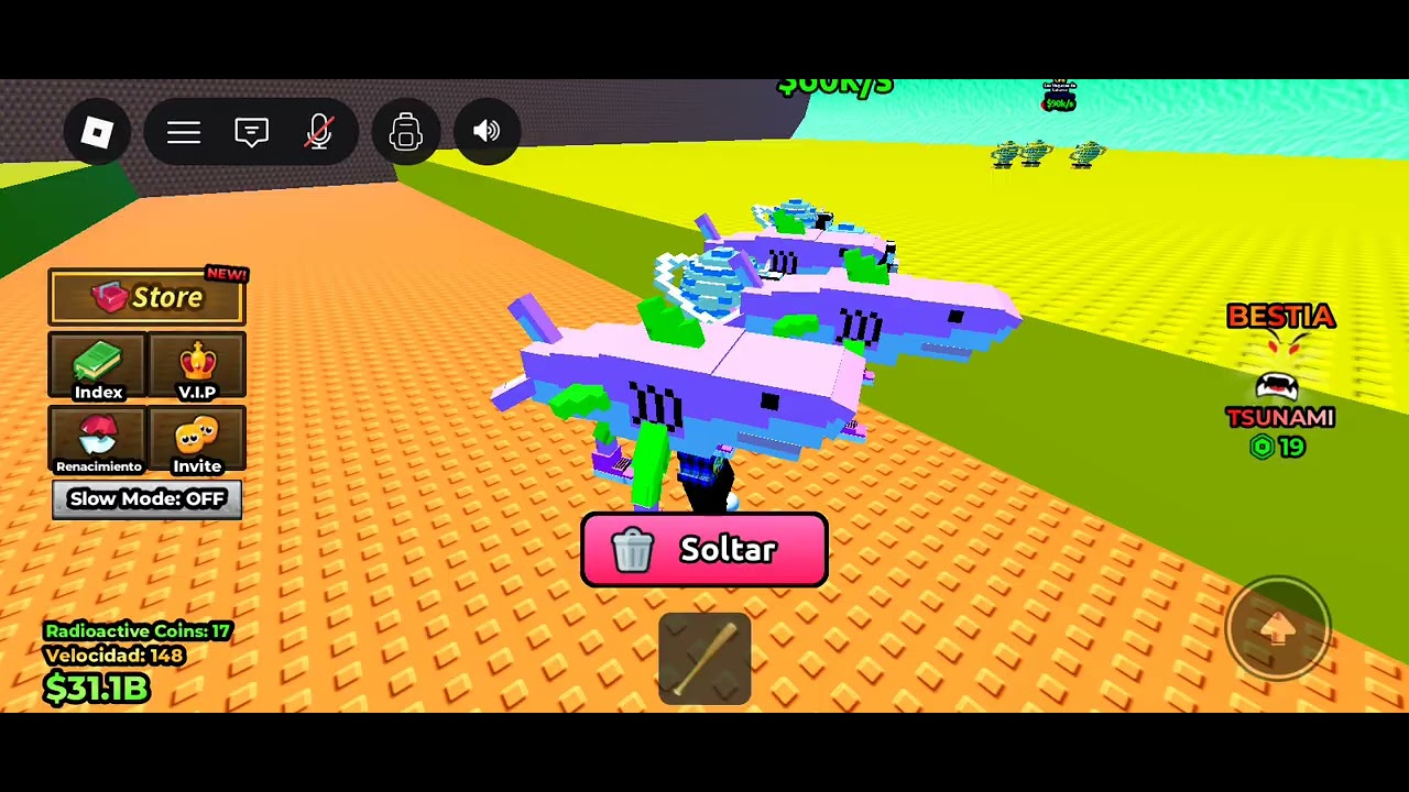 Jugando a escapa del tsunami por brainrots