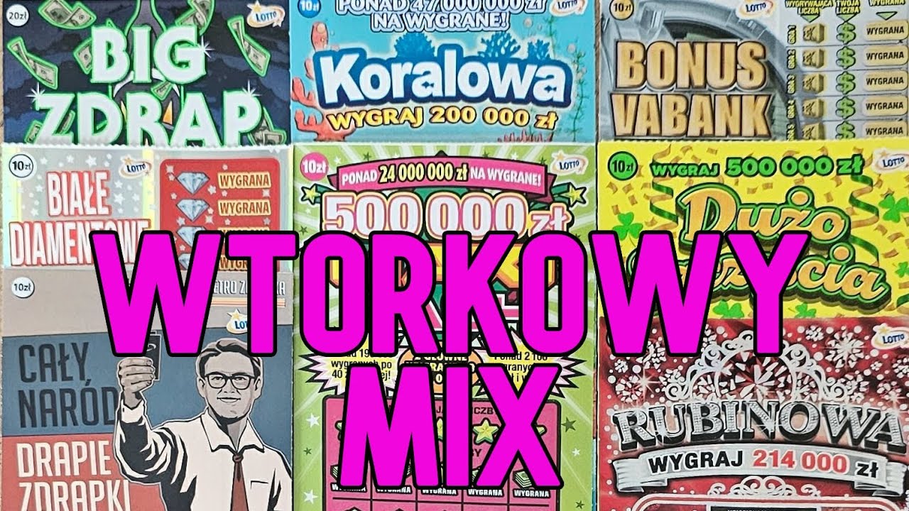 Mix na wtorek za 85 zł 🔥 Są kolejne trafienia i jest co mnożyć 🎉🤩 #zdrapki #lotto #scratch 
