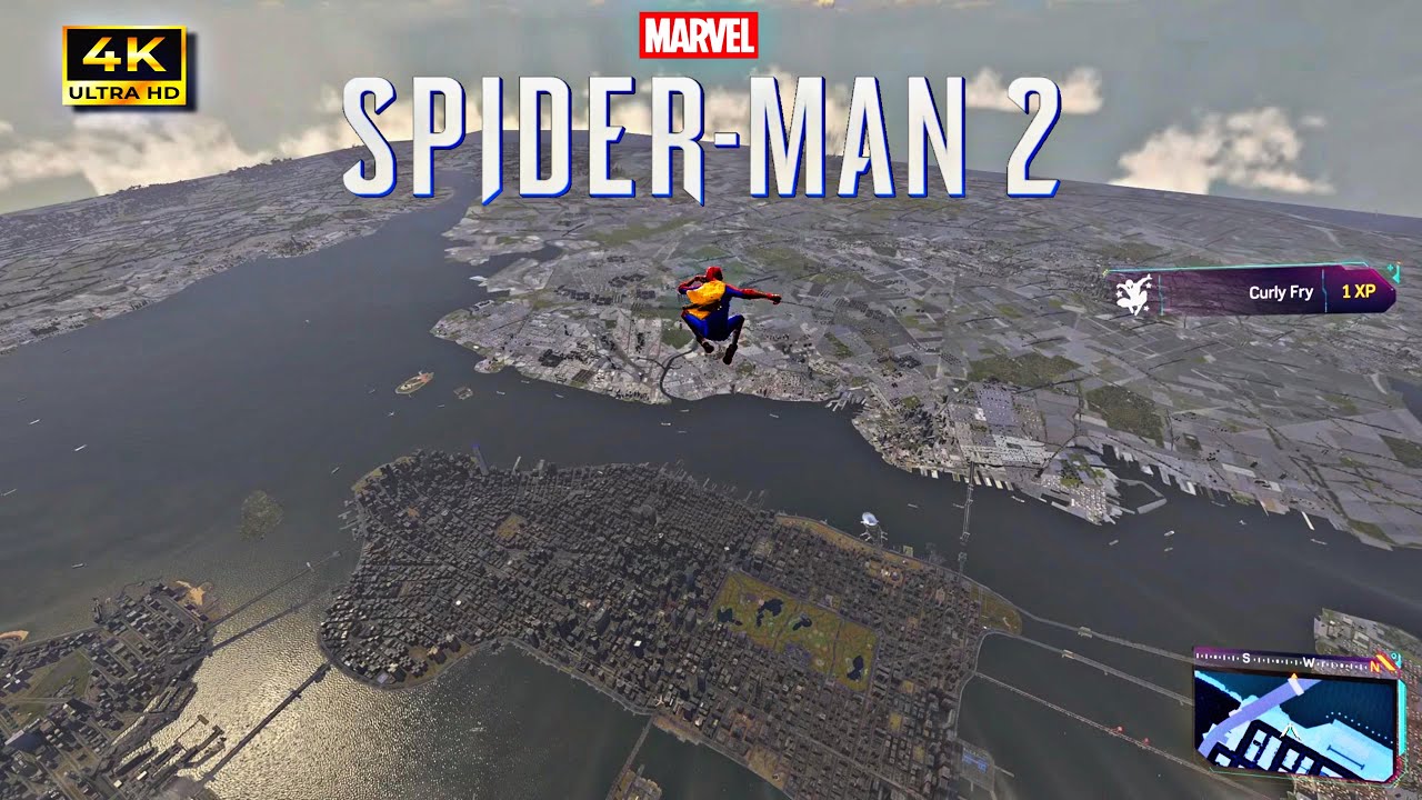 Max Height Glitch Marvel's Spiderman 2 Ps5 4k 60FPS HDR #ps5 #marvelspiderman2 #marvel #gaming
