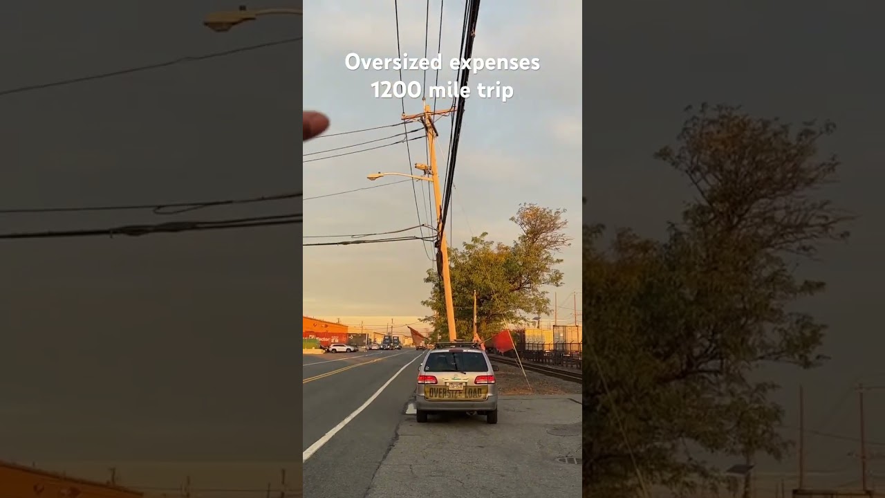 You do the math !! Escort&rsquo;s expenses for oversized #heavyhauling #trucking