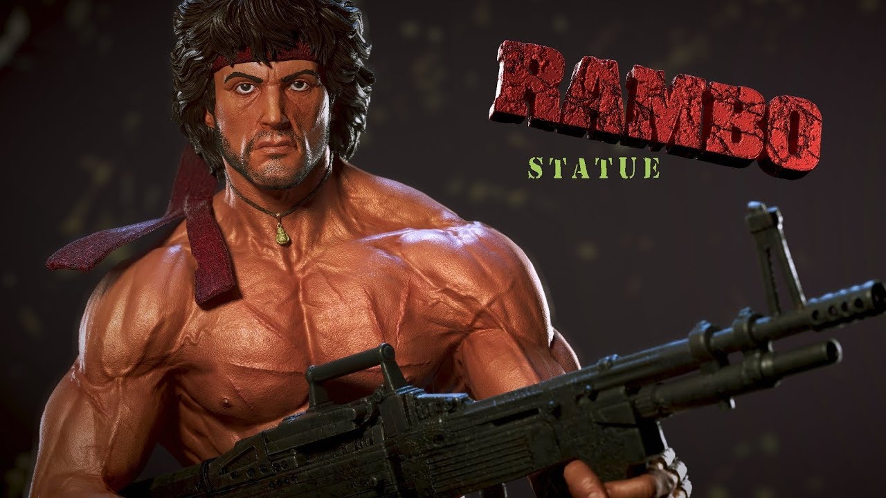 Rambo Statue | Kfir Merlaub Art