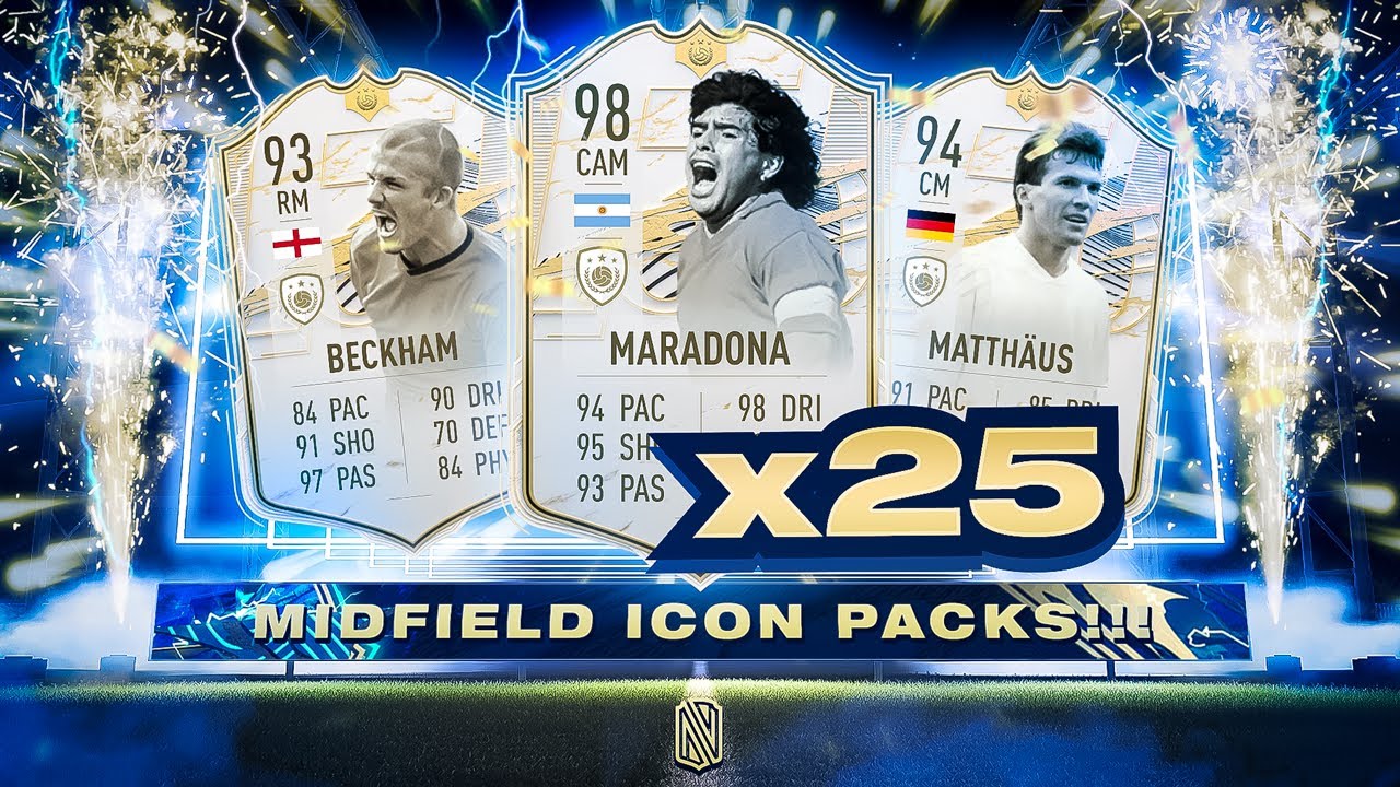25x MOMENTS/PRIME ICON MIDFIELDER PACKS!!! FIFA 21