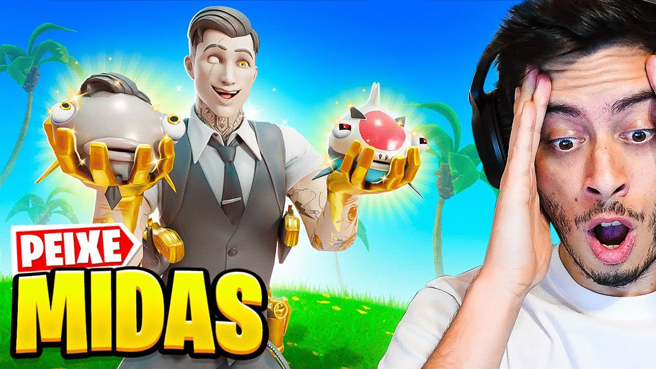 I CATCHED THE *SUPER RARE* MIDAS FISH - Fortnite