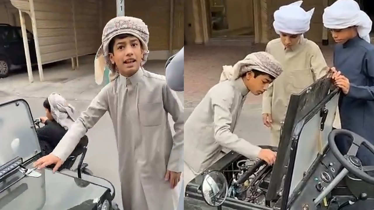 موتر احمد الجيب بدا يخرب وقاعد يهرب بنزين 😂😂 #فراج_قزيع_السهلي سنابات فراج قزيع السهل 