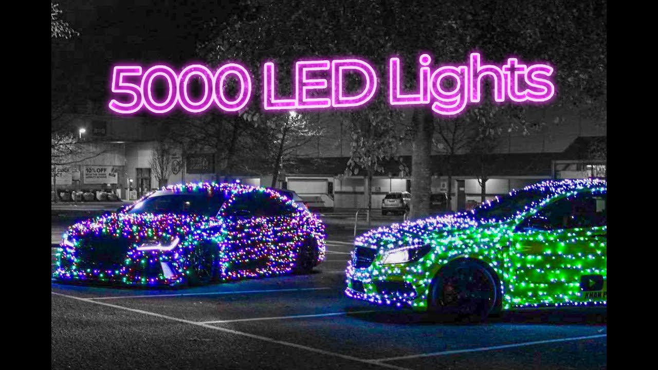 5000 Led lights Illuminates Our Cars in a Spectacular Festive Display