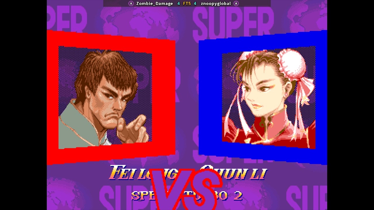 Super Street Fighter II X - Zombie_Damage(USA) VS znoopyglobal(USA) FT5