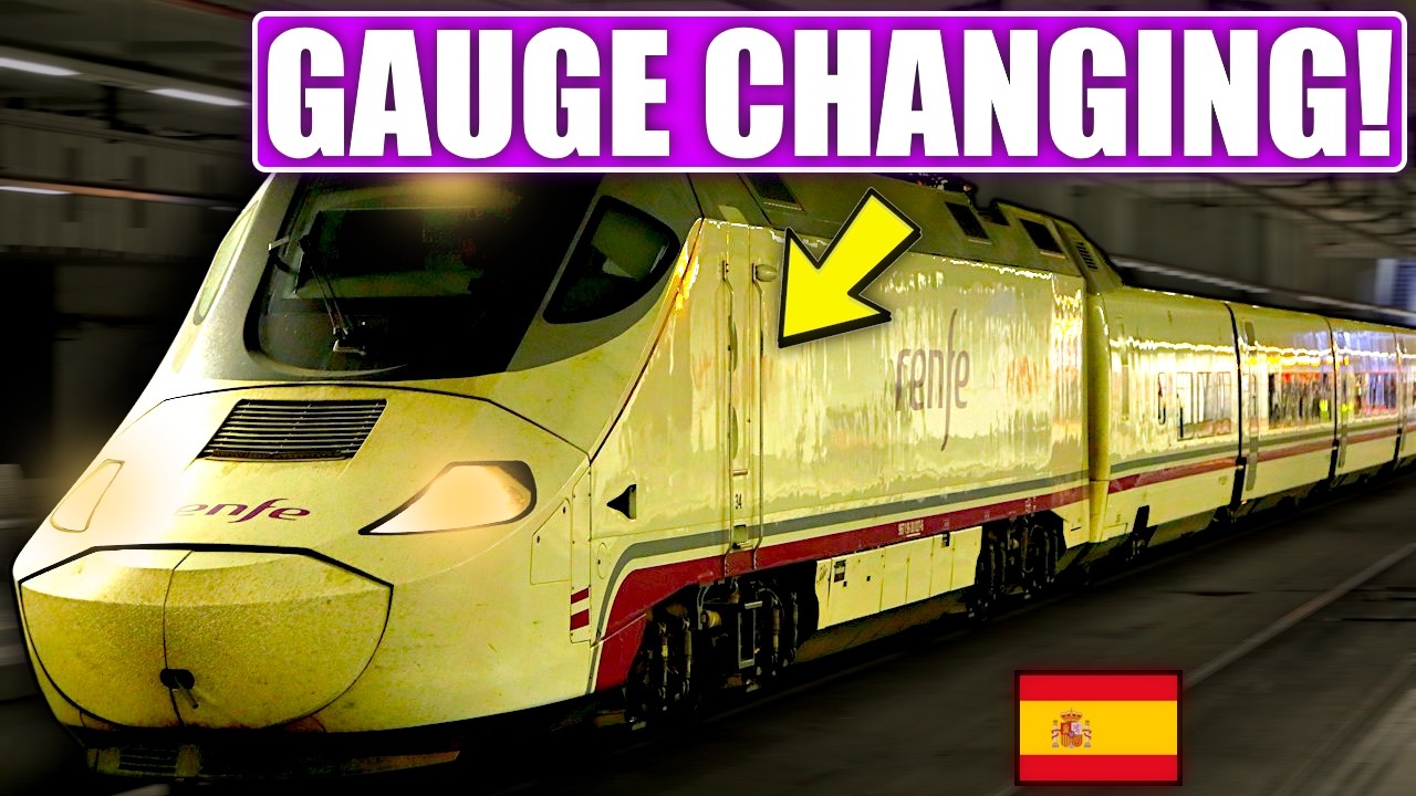I tried RENFE's high speed train that changes GAUGES