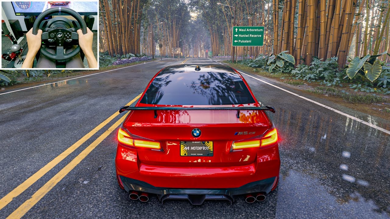 627HP BMW M5 CS - The Crew Motorfest | Thrustmaster T300RS gameplay