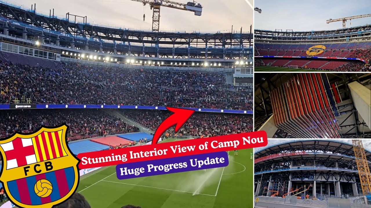 Inside the New Camp Nou! Stunning Interior + Massive Construction Progress Update