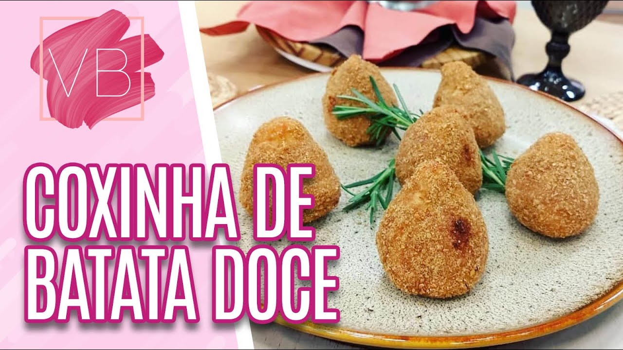 Coxinha de batata doce saudável - Você Bonita (29/05/20)