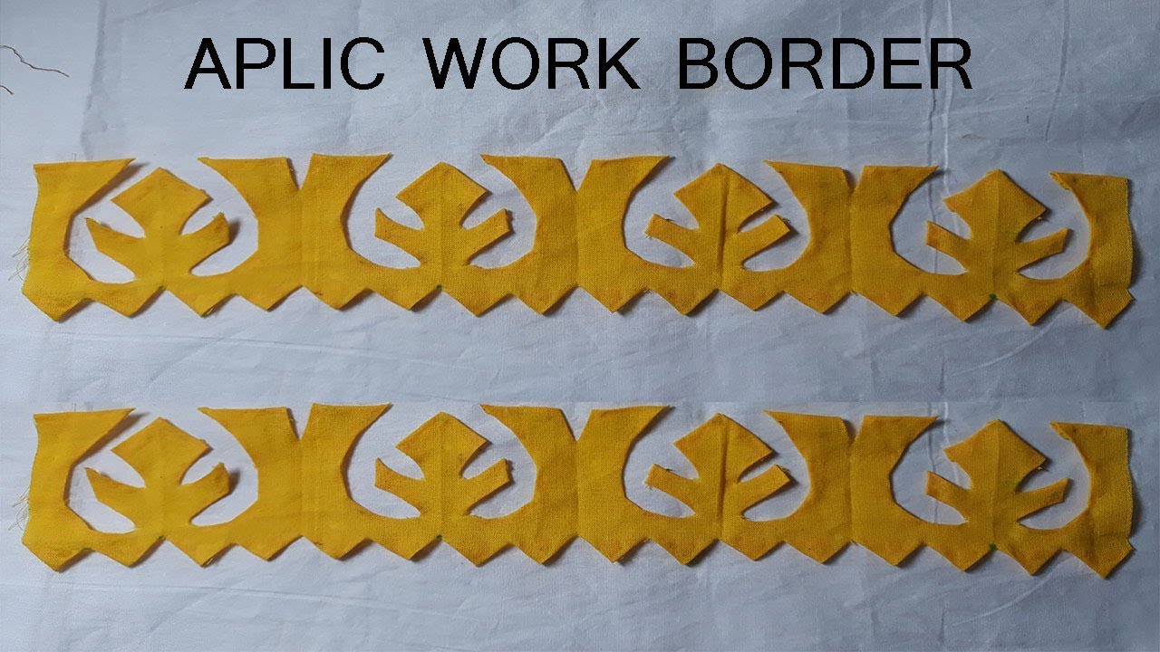 HAND EMBROIDERY/BASIC APLIC WORK TUTORIAL FOR BEGINNERS/APPLIQUE WORK/RILLI WORK/PATCH WORK#48