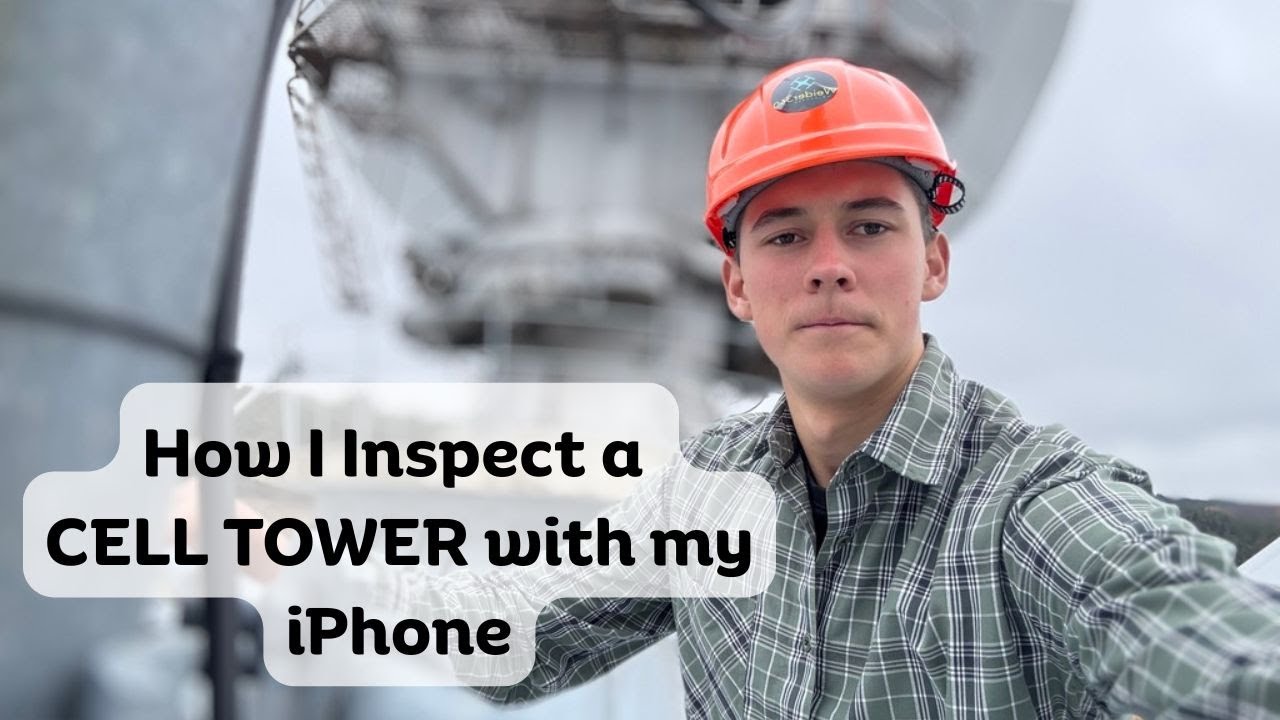 How I conduct a Cell tower Inspection with my iPhone | UNCUT 