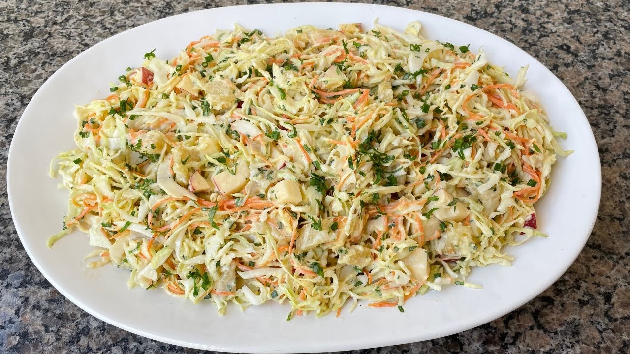 Salada de Repolho Com Abacaxi | Delícias da Eleni