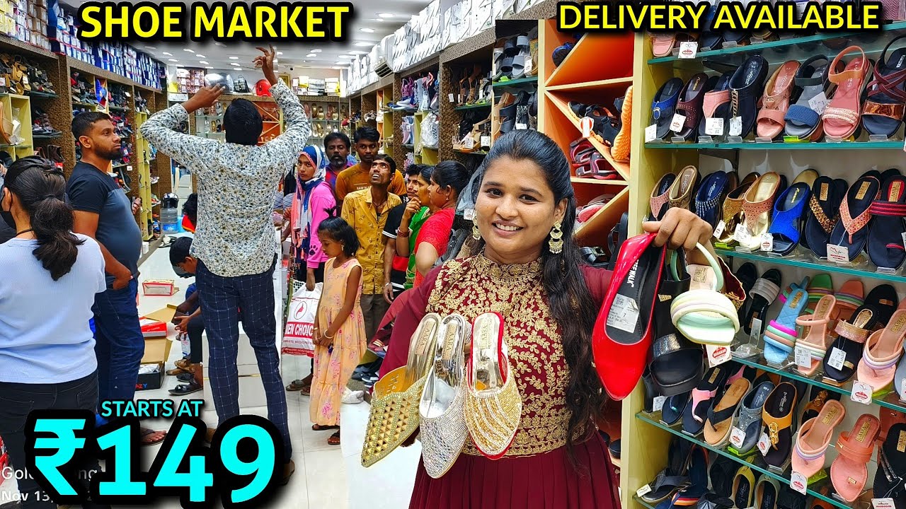 Shoe makers MARKET | Imported & Branded WOMEN MEN & KIDS footwear | Starts from ₹149