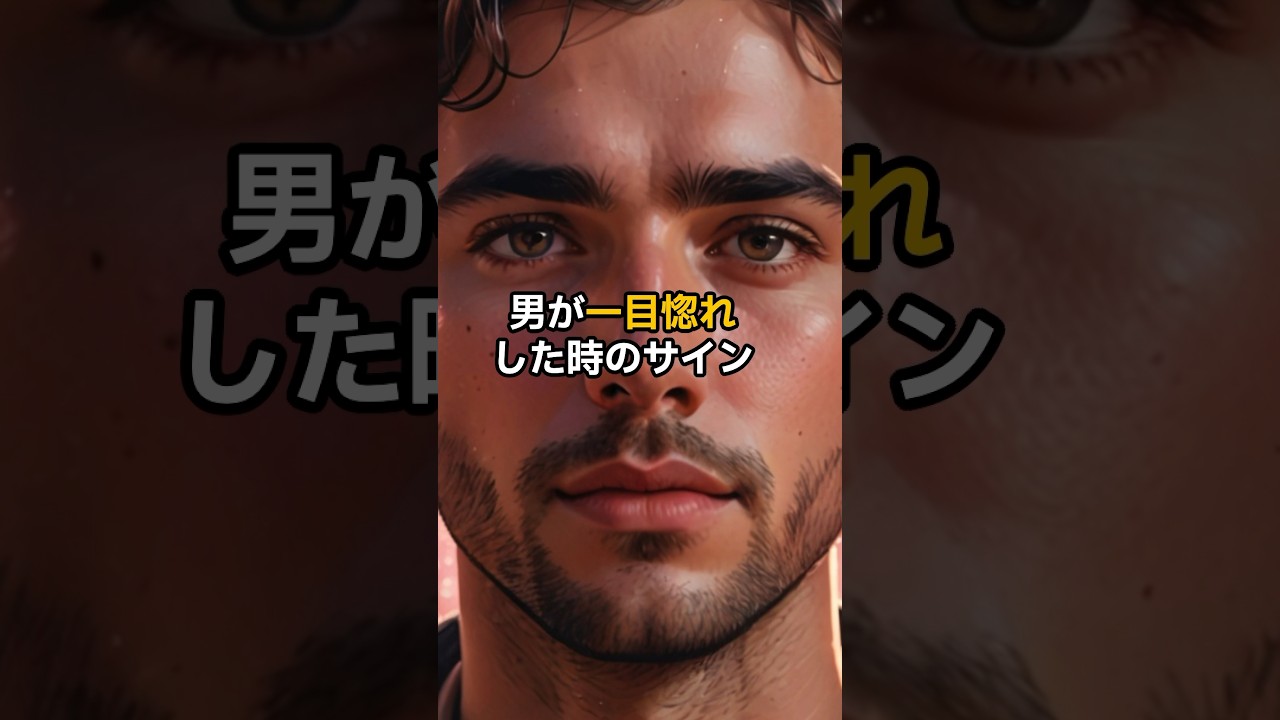 男が一目惚れした時のサイン #恋愛心理学 #恋男性心理 #ショート #shorts