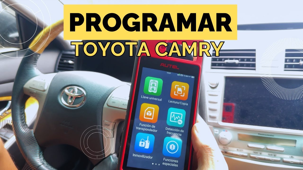 🔑 Toyota Camry | Programar Llave con KM100 AUTEL Paso a Paso en Español ✅