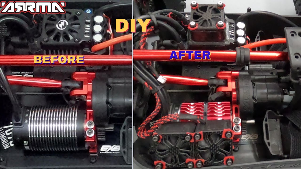 DIY High Power RC Fans,  (Kraton/Outcast EXB 8S Upgrades)  