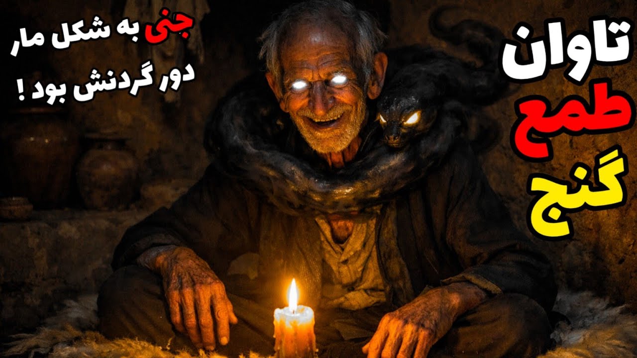 داستان ترسناک تاوان طمع گنج : جنی به شکل مار دور گردن دعانویس بود !
