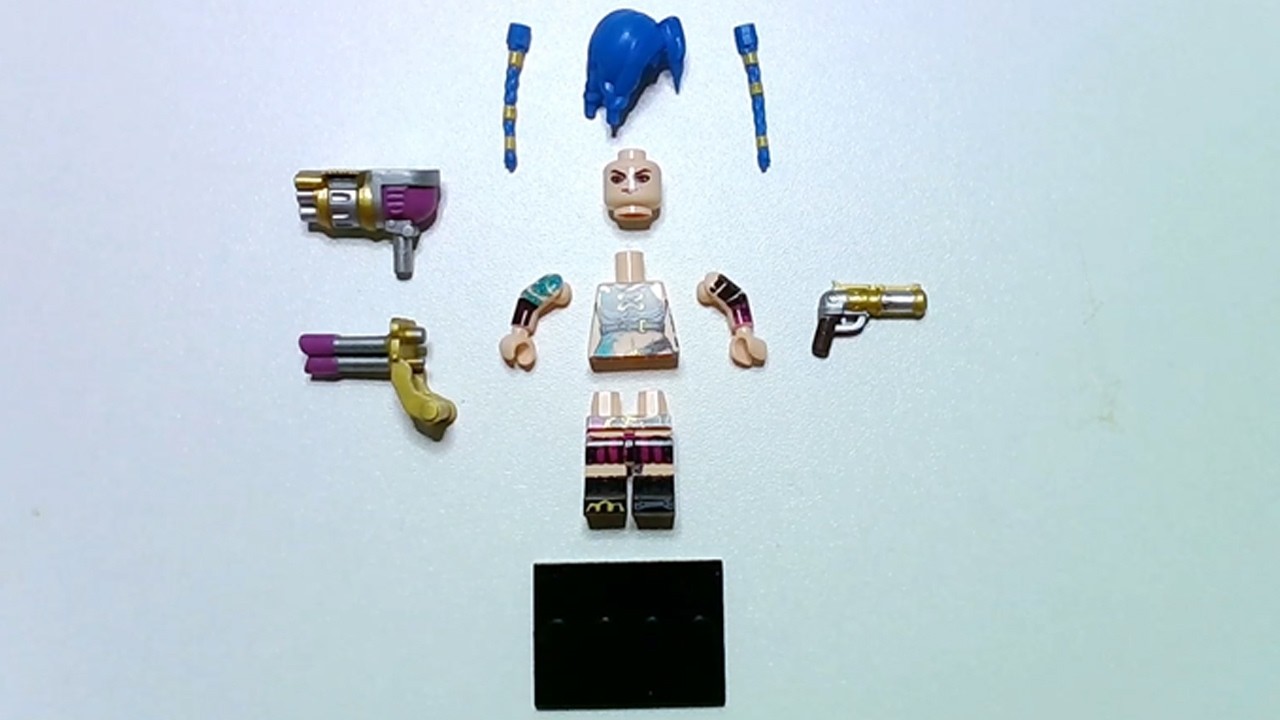 Custom  Lego Minifigur Jinx from Arcane / Unofficial Minifigure