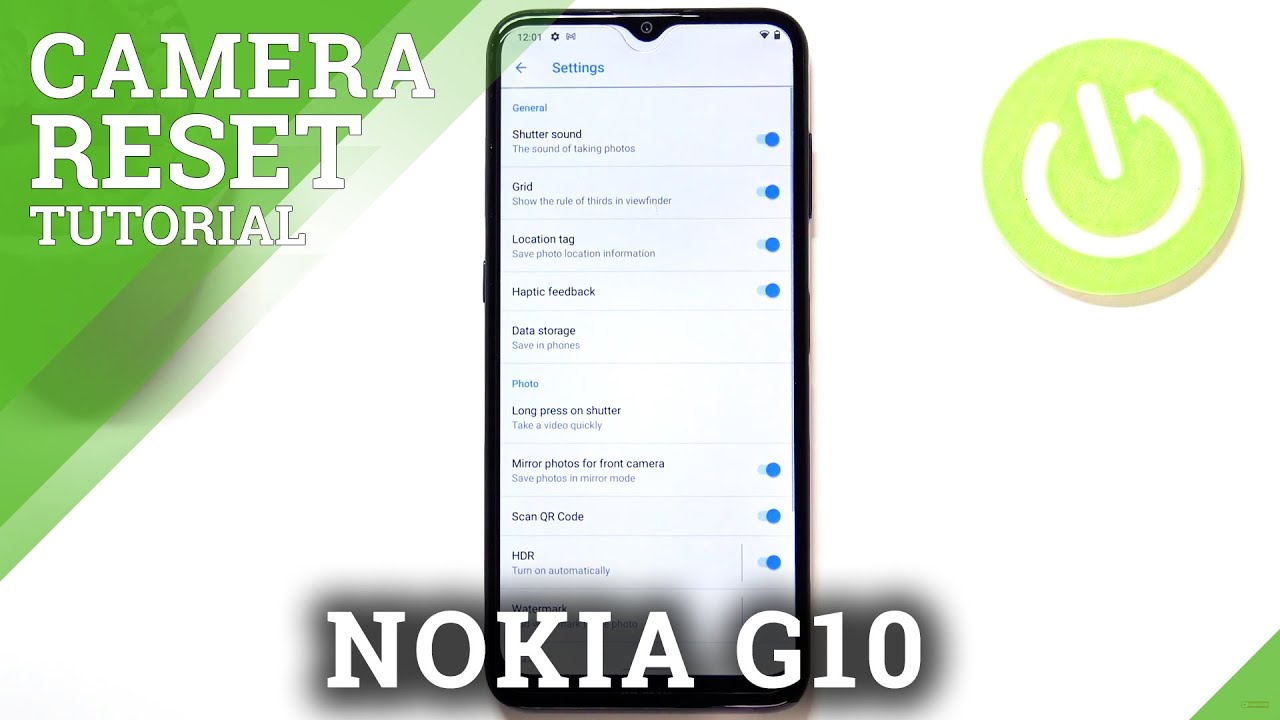Как сбросить настройки камеры на NOKIA G10 &ndash; Сброс настроек