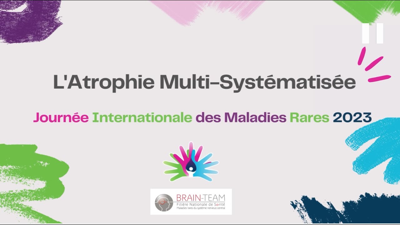 L'Atrophie Multi-Systématisée #rarediseaseday