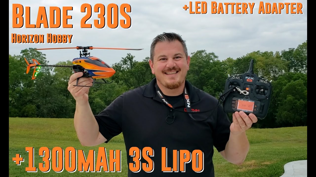 Blade - 230S - BNF Heli - 3S 1300mAh + More 3D Flight & Battery Adapters Overview