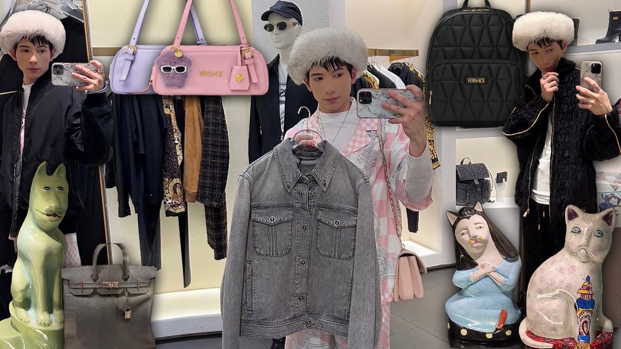 VERSACE SS25 SHOPPING VLOG! + HERMES, DIOR, & CHANEL!!!