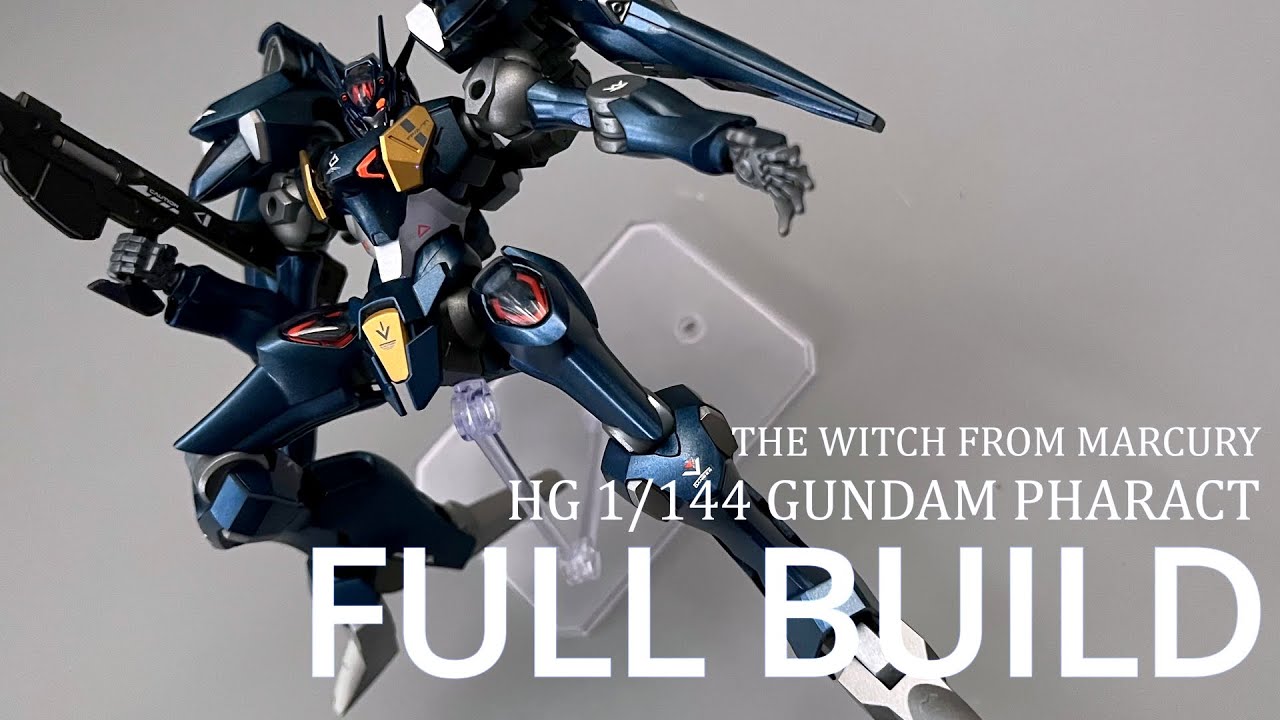 HG 1/144 GUNDAM PHARACT | ASMR | FULL BUILD | THE WITCH FROM MARCURY