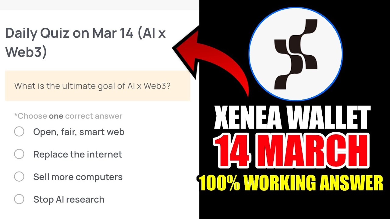 Xenea Wallet Quiz Answer 13 MARCH | Xenea Wallet Quiz 13 MARCH | Xenea Wallet Voucher Code Today