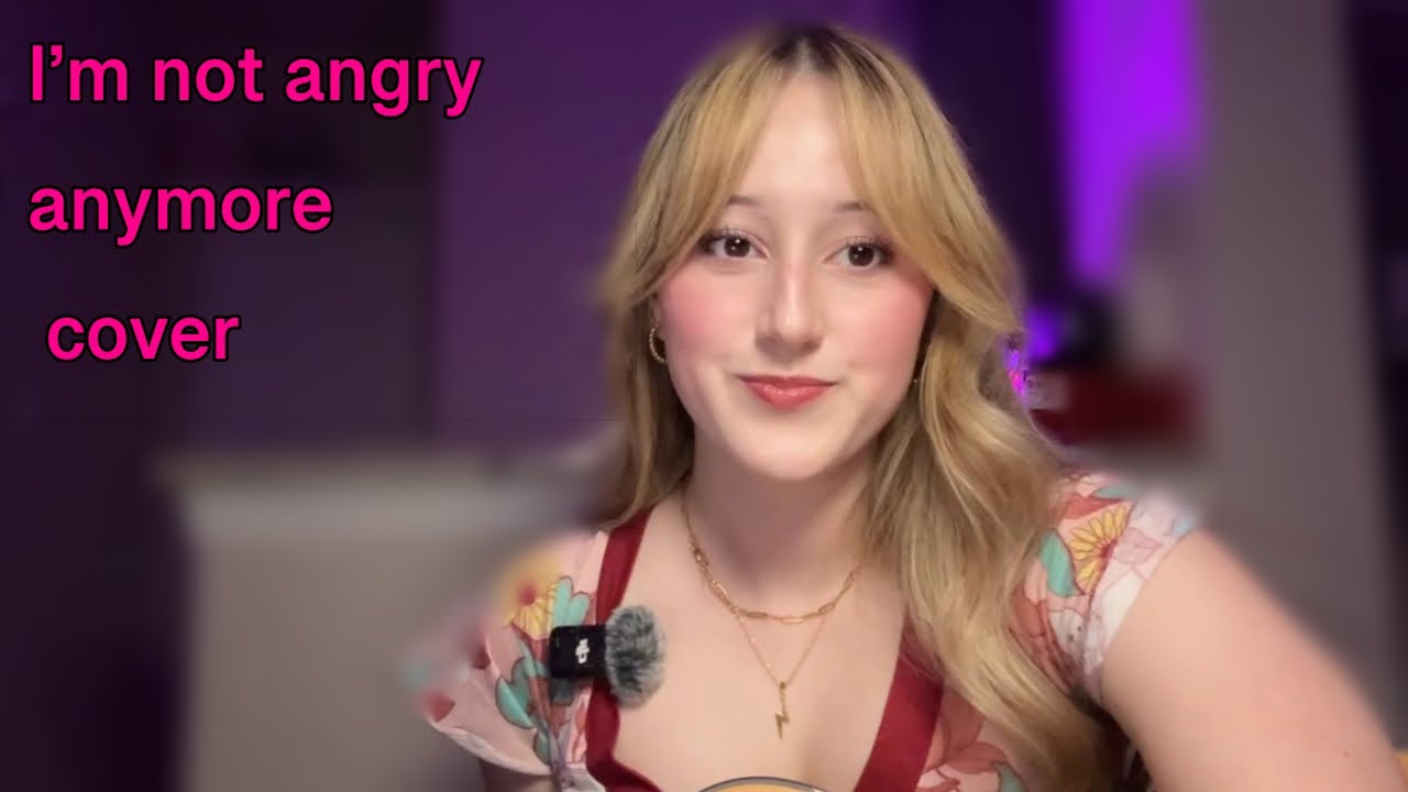 I’m not angry anymore cover