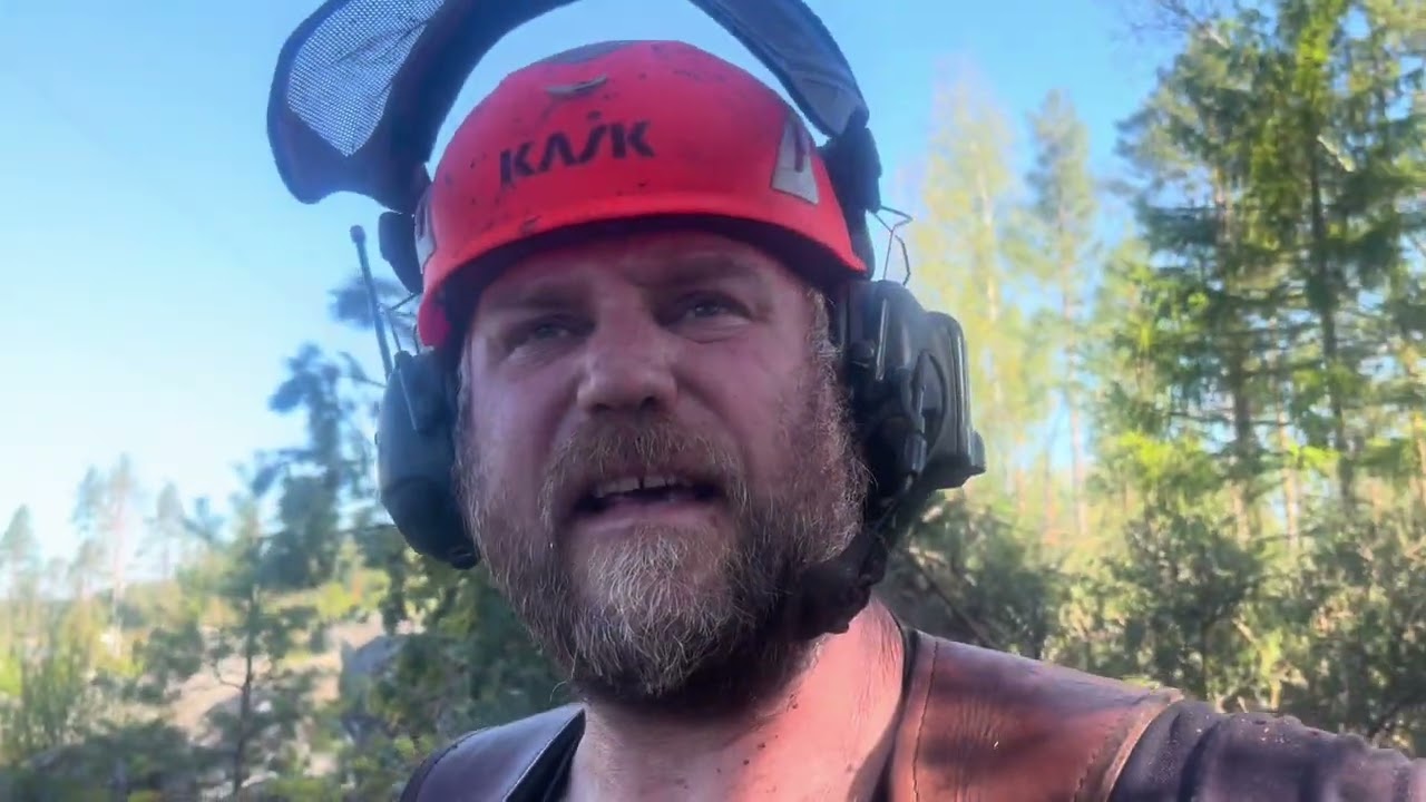 Varmt, vackra vyer, förälskelse och avslutas trångt. Allt detta på jobbet idag