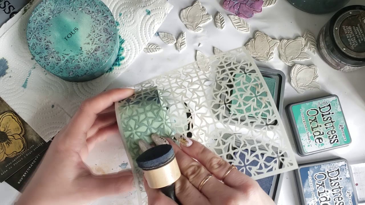 Mini album, part 1 - Altered box with ABstudio products by Anastasia Korvyakova