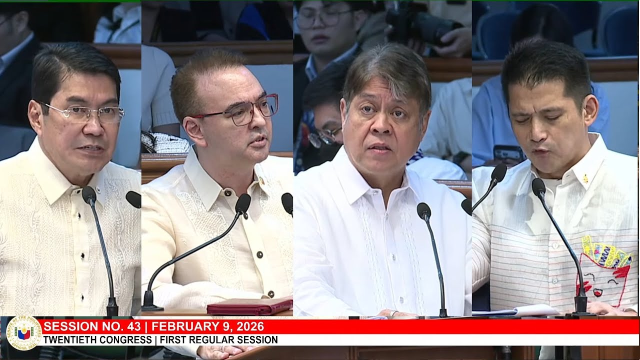 LIVE: Senate Plenary Session No. 43 (February 9, 2026)