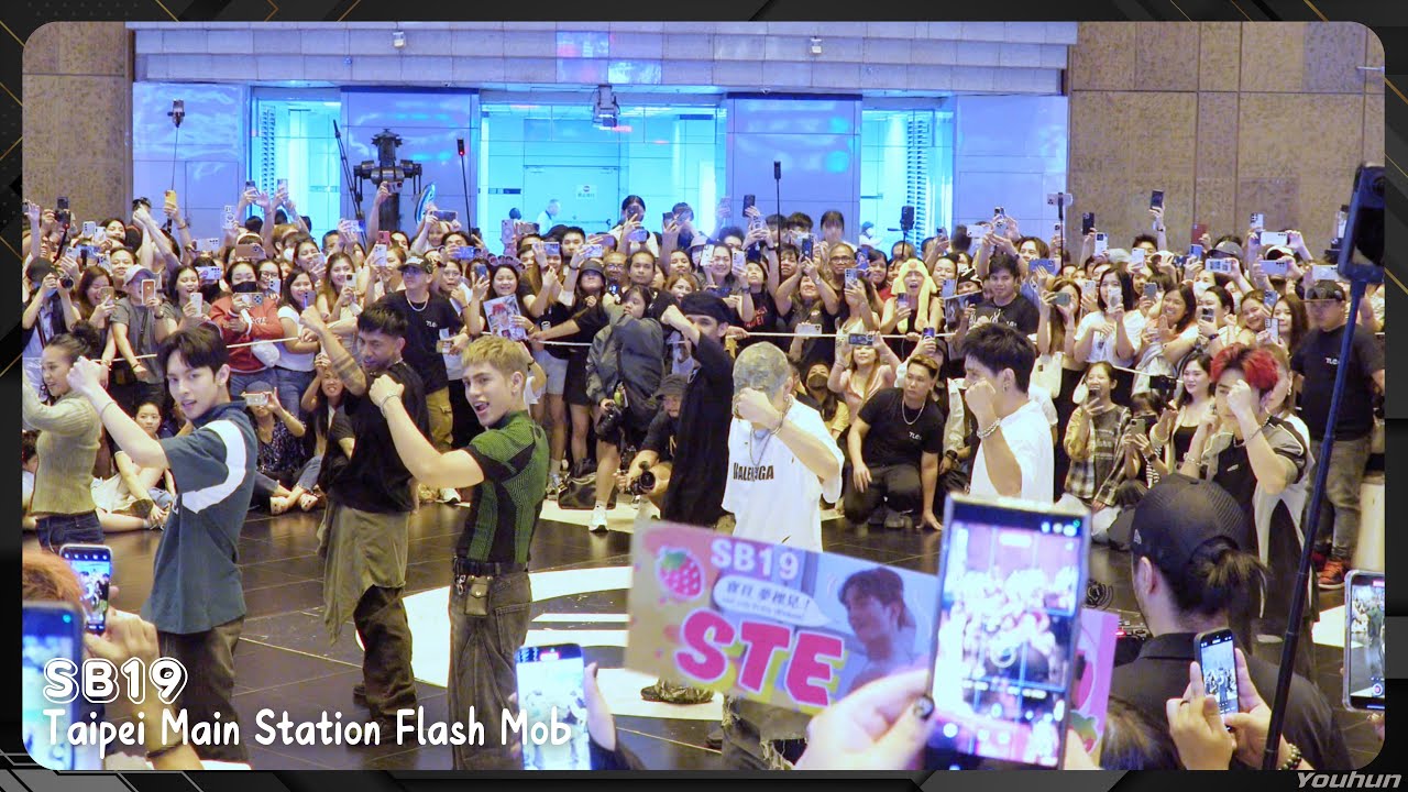 20250627 SB19 - Taipei Main Station Flash Mob #taiwan / 台北車站快閃 (全程)