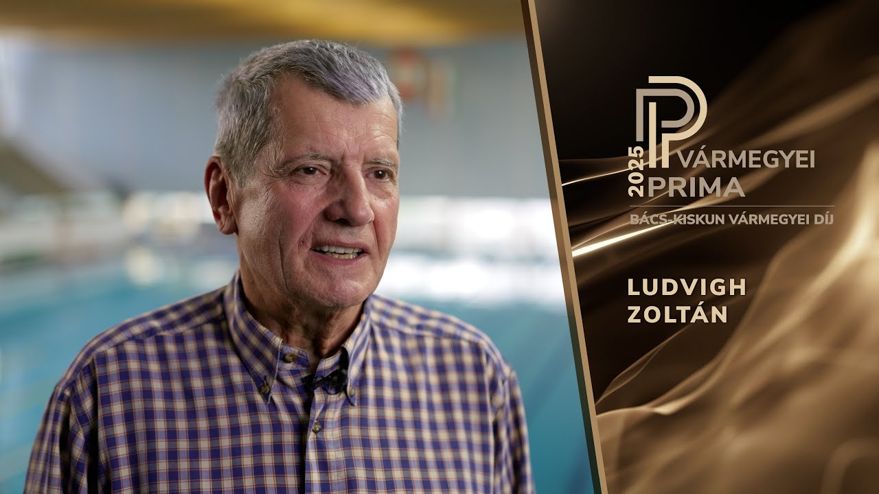 Ludvigh Zoltán - búvárúszó mesteredző, Kecskemét - Bács-Kiskun Vármegyei Prima Díj 2025