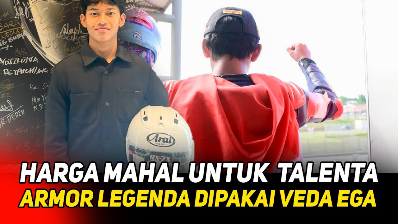 BUKAN TALENTA BIASA ‼️ VEDA EGA DAPAT ARMOR PARA LEGENDA BALAP DI KELAS MOTO3