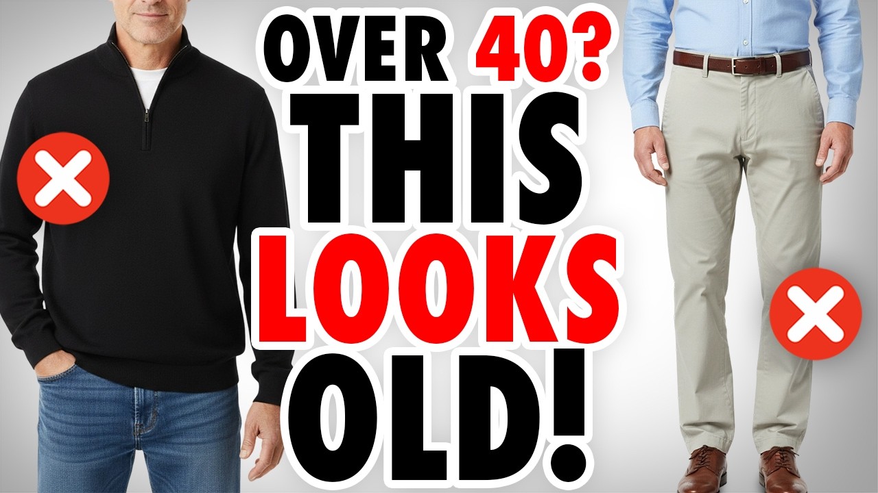 12 Fashion MISTAKES Making You Look OLDER! | Men&rsquo;s Fashion 40+