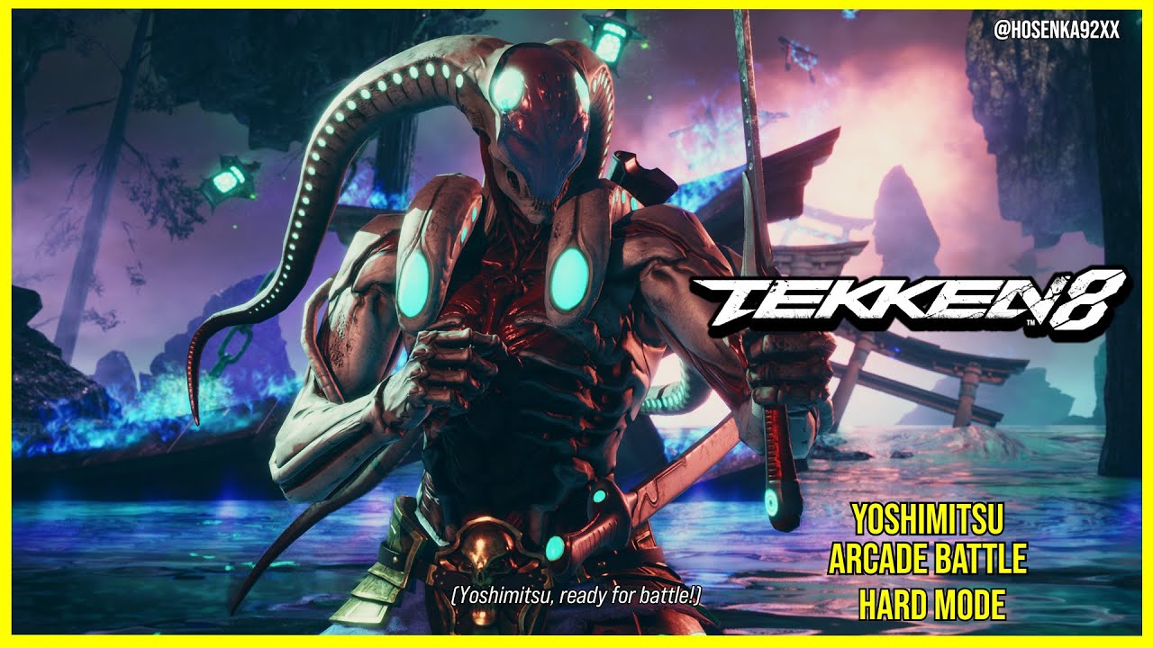 TEKKEN 8-Yoshimitsu Arcade Battle (HARD MODE) (No Commentary) (3) #tekken8
