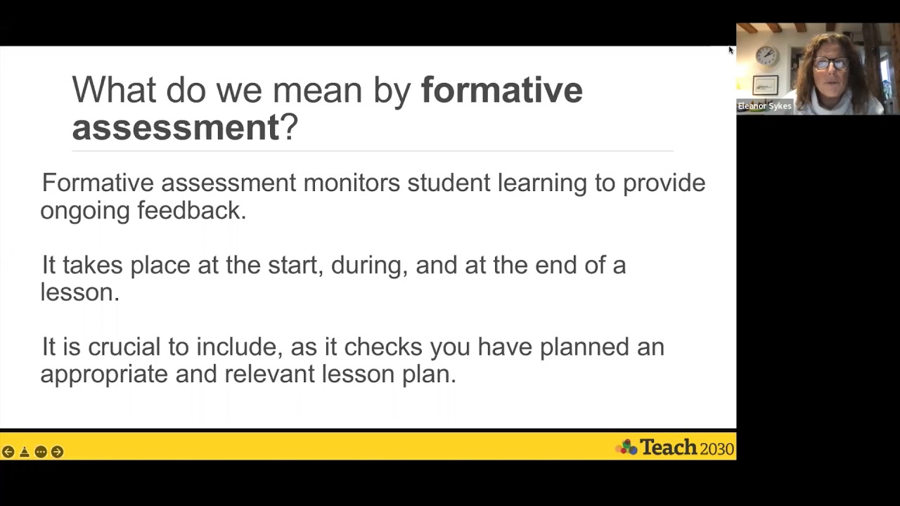 What does Formative Assessment mean? | Teach2030