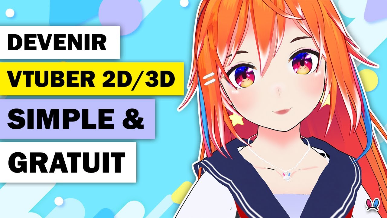 TUTORIEL : DEVENIR VTUBER 2D/3D en 10 min - Rapide & Gratuit - Guide Simple [Vtuber FR]